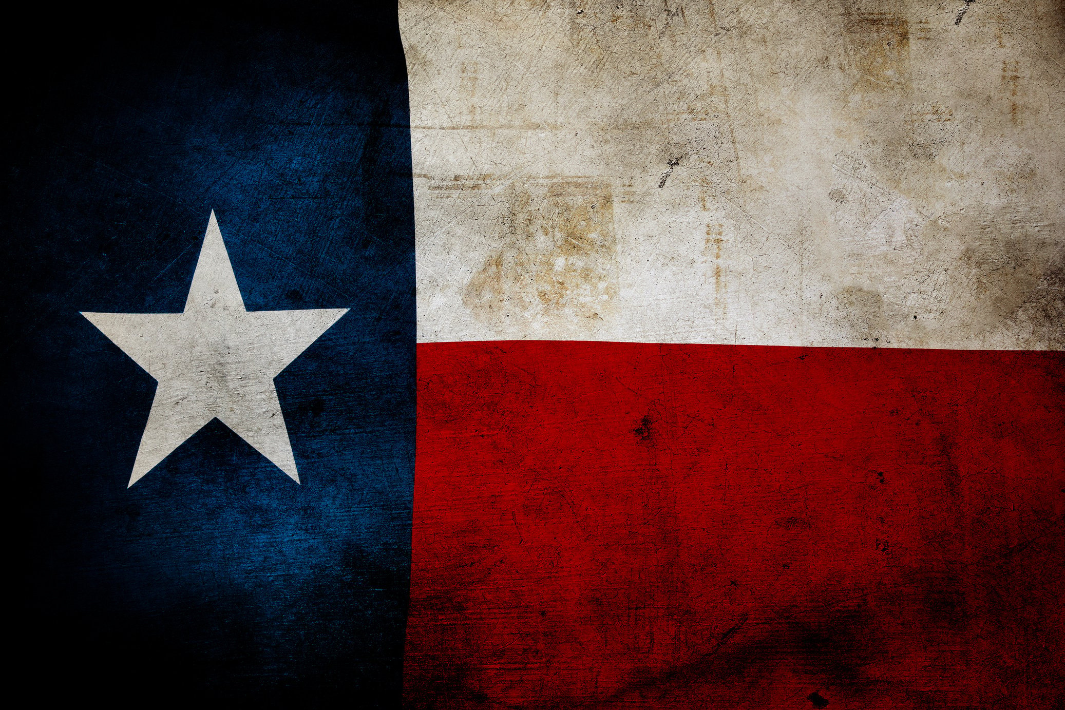 Grunge Texas flag